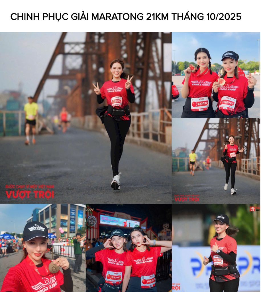 Đỗ Hương chinh phục marathon 21km, rèn kỷ luật và sức bền của người làm nghề PMU