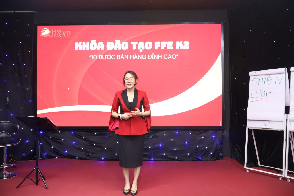 Tạ Kỳ Anh đào tạo bán hàng marketing tại FFE GROUP, hướng dẫn kỷ luật hành động thực chiến