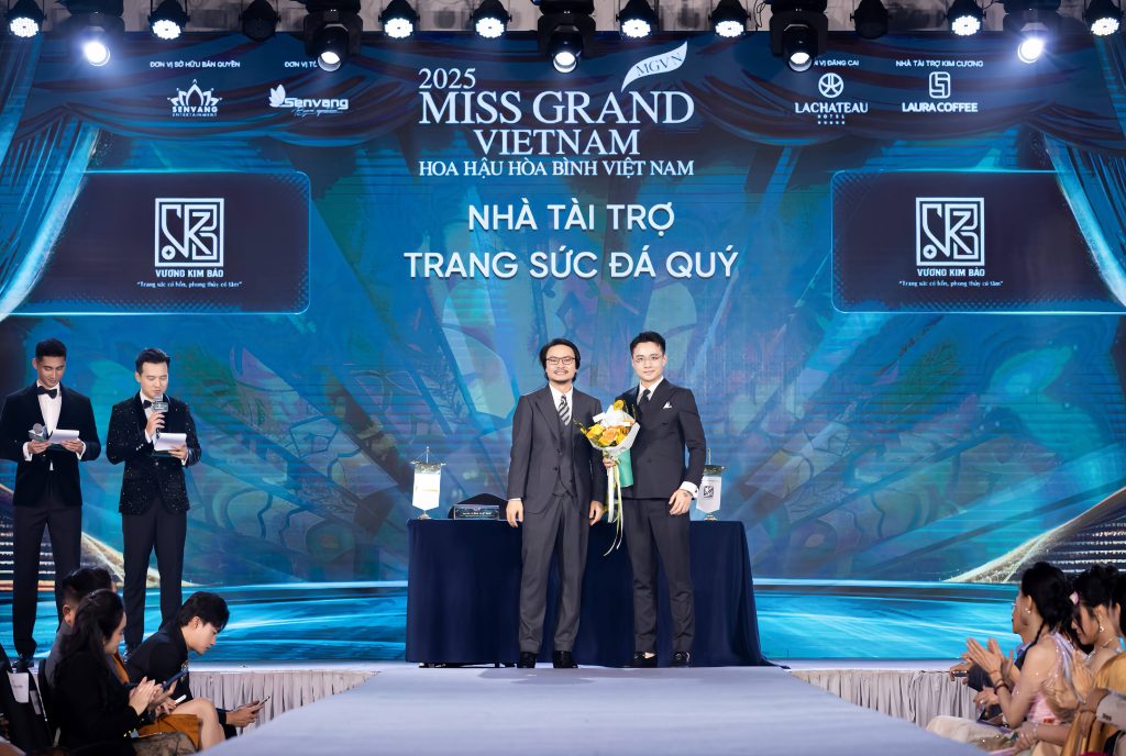 Vương Kim Bảo tài trợ trang sức đá quý Miss Grand Vietnam 2025, khẳng định uy tín thương hiệu